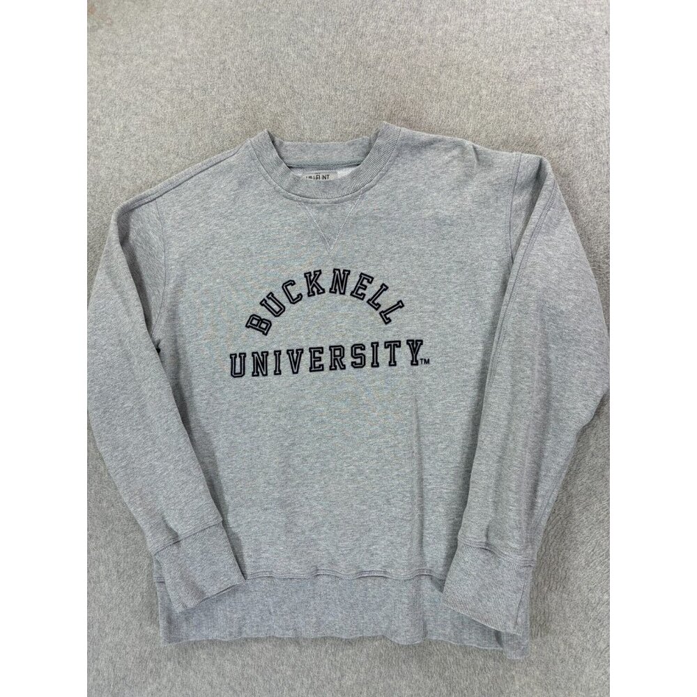 Bucknell Bison HillFlint‎ Campus Crew Sweatshirt (Men's Small) Gray